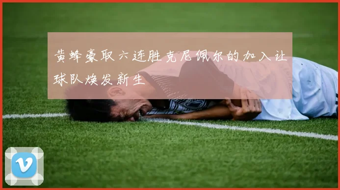 黄蜂豪取六连胜克尼佩尔的加入让球队焕发新生
