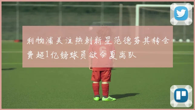 利物浦关注热刺新星范德芬其转会费超1亿镑球员欲今夏离队